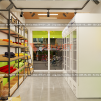 Thiết kế cửa hàng hoa quả NAs fruits & Juice